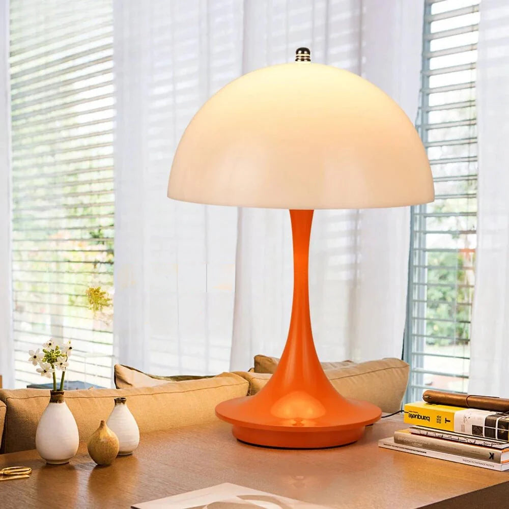 Mushroom-shaped bedside table lamp noctivehome.uk