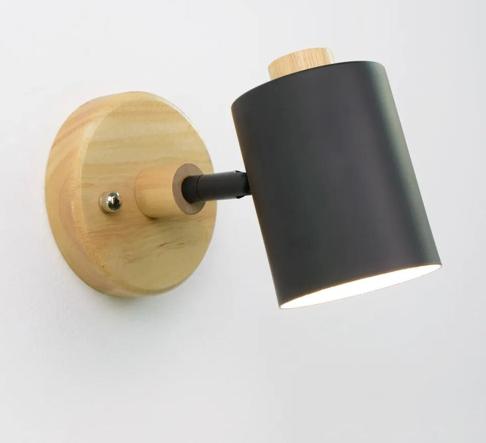 Wooden wall bedside lamp - Noctive Home
