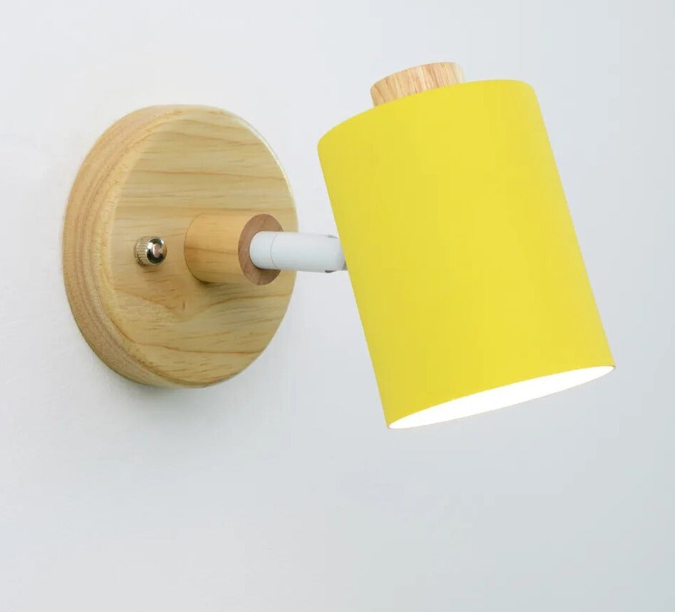 Wooden wall bedside lamp - Noctive Home