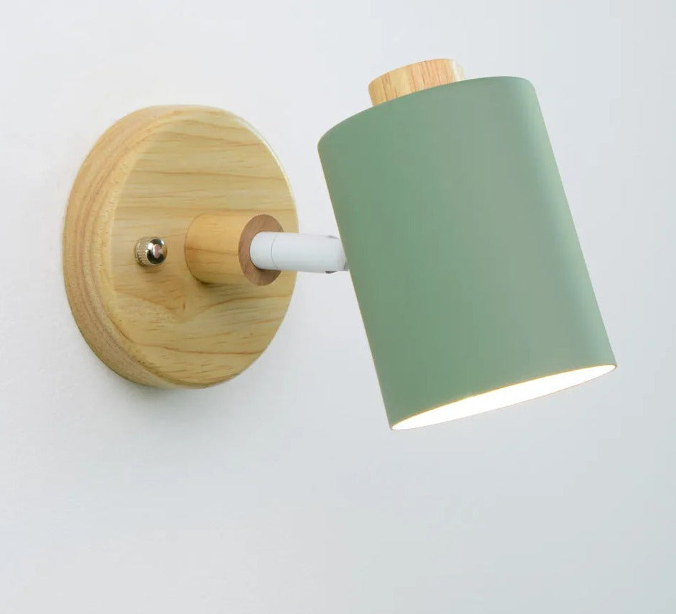 Wooden wall bedside lamp - Noctive Home