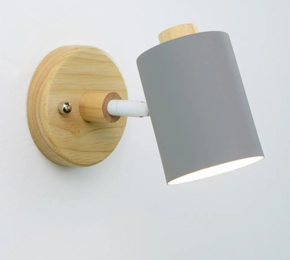Wooden wall bedside lamp - Noctive Home