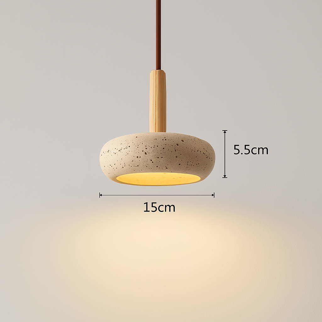 Stone LED Hanging Bedside Lamp - Noctive Home