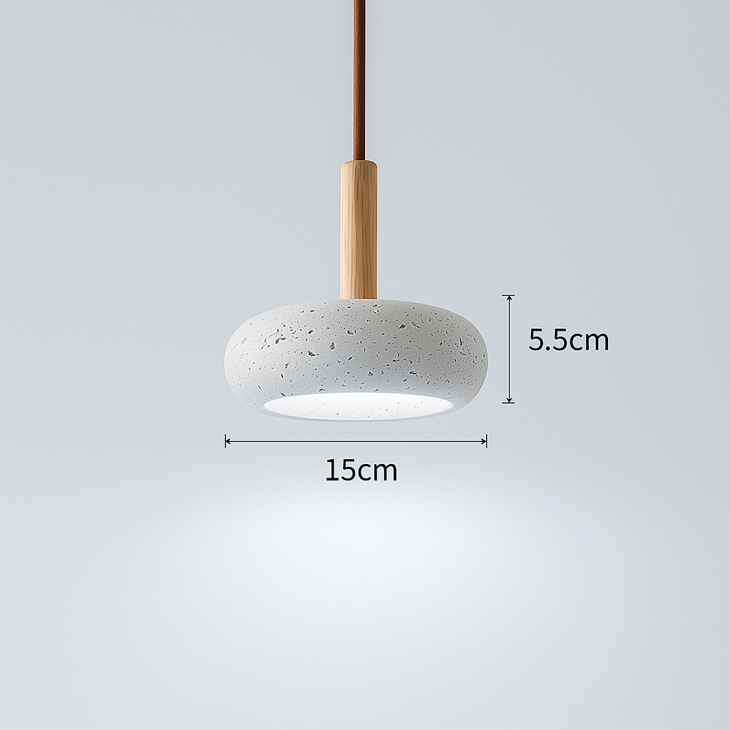 Stone LED Hanging Bedside Lamp - Noctive Home
