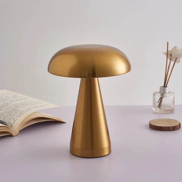 Mushroom-style bedside lamp noctivehome.uk