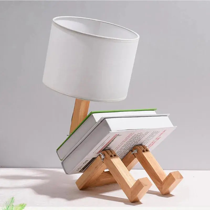 Flexible wooden bedside lamp noctivehome.uk
