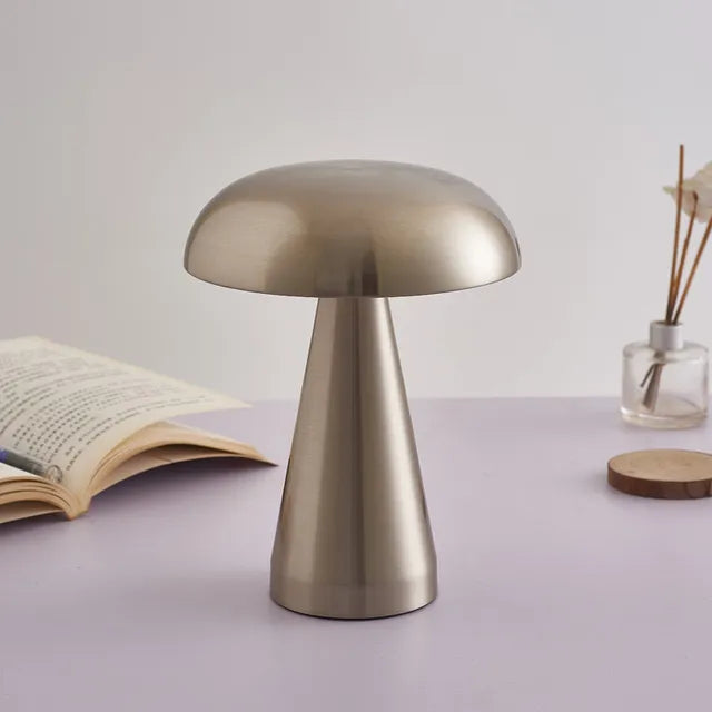 Mushroom-style bedside lamp noctivehome.uk