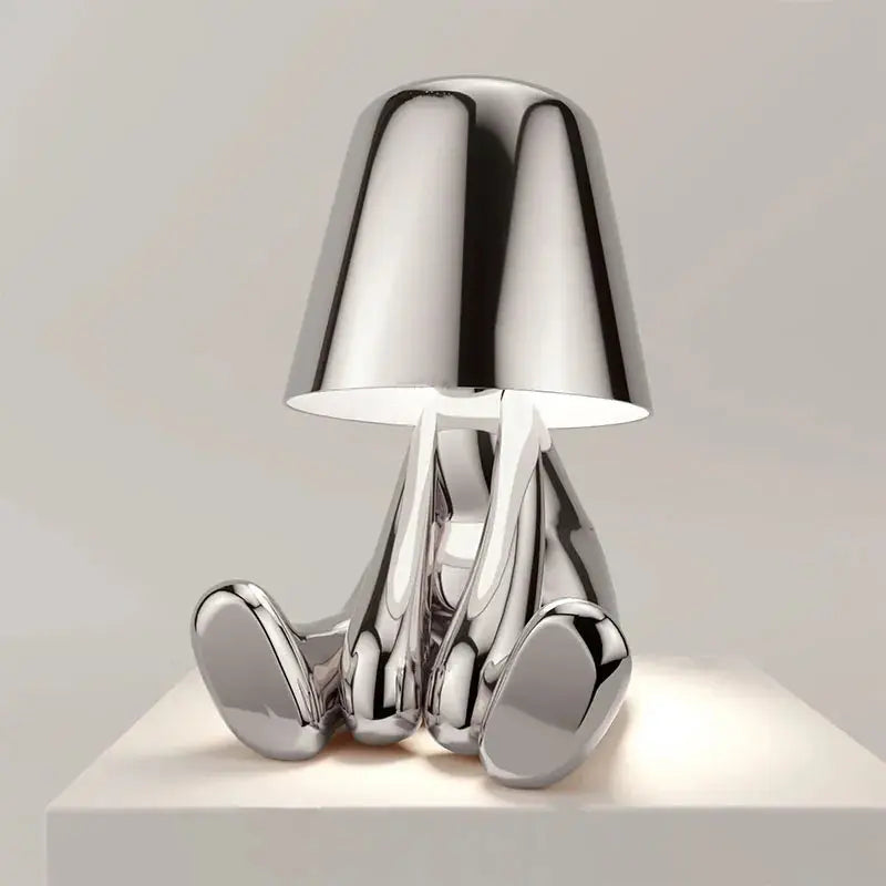 Mr Silver & Mr Gold bedside lamps noctivehome.uk