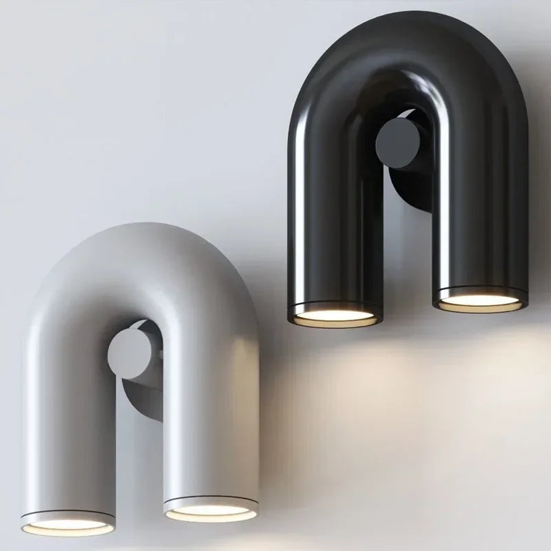 U-shaped Nordic wall bedside lamp noctivehome.uk