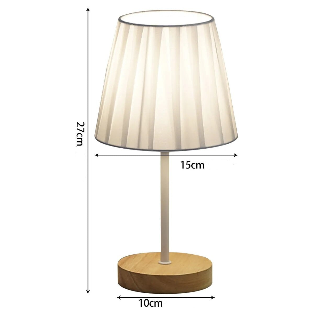 Original wooden bedside lamp - Noctive Home
