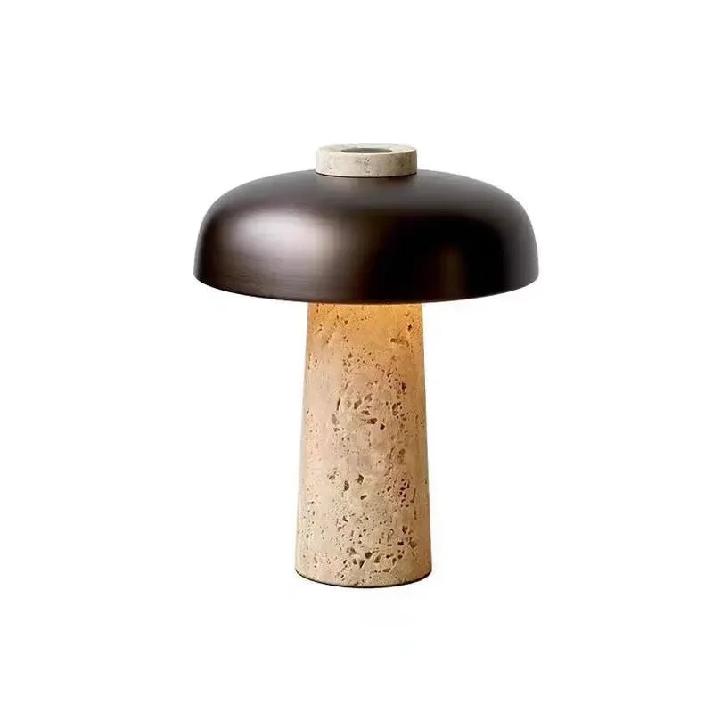 Stone bedside table lamp - Noctive Home