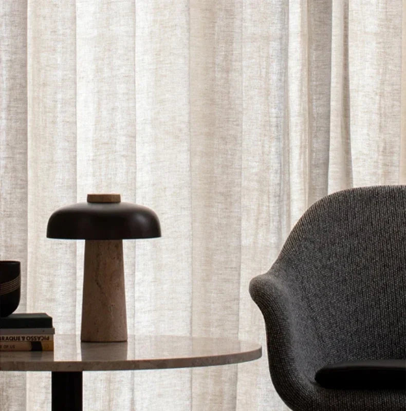 Stone bedside table lamp - Noctive Home