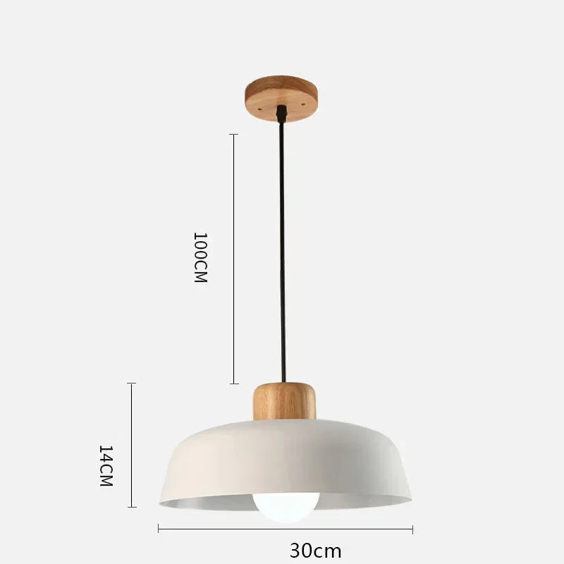 Colour accent pendant bedside lamp noctivehome.uk