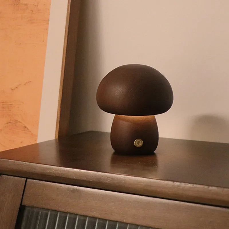 Mushroom bedside table lamp noctivehome.uk