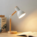 Adjustable wooden Nordic bedside lamp - Noctive Home