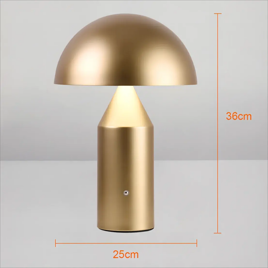 Big mushroom bedside table lamp noctivehome.uk