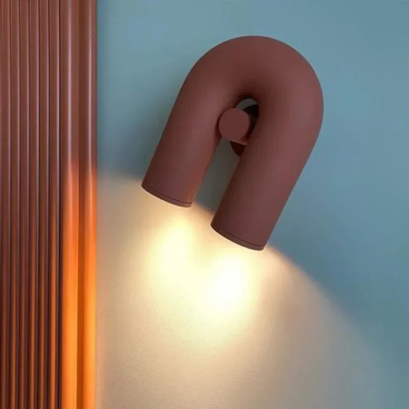 U-shaped Nordic wall bedside lamp noctivehome.uk