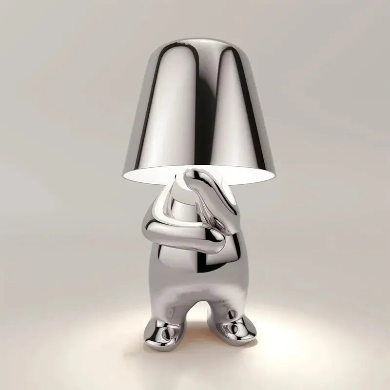 Mr Silver & Mr Gold bedside lamps noctivehome.uk