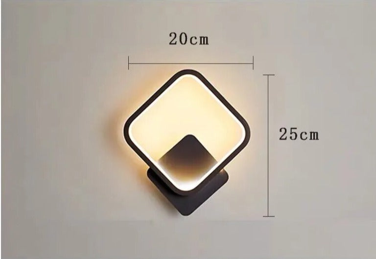 Minimal form wall bedside lamp noctivehome.uk