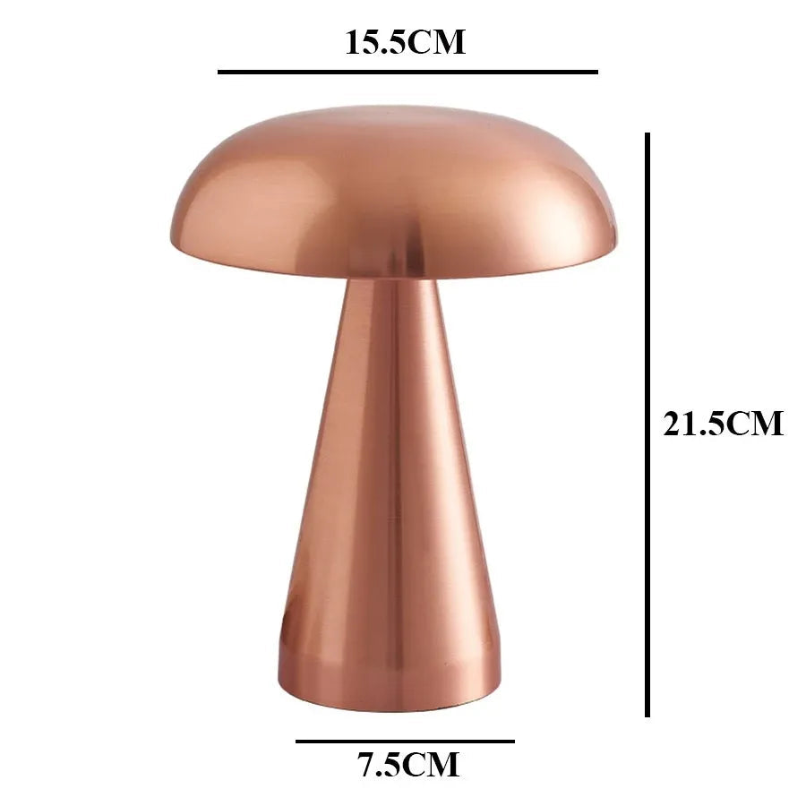 Mushroom-style bedside lamp noctivehome.uk
