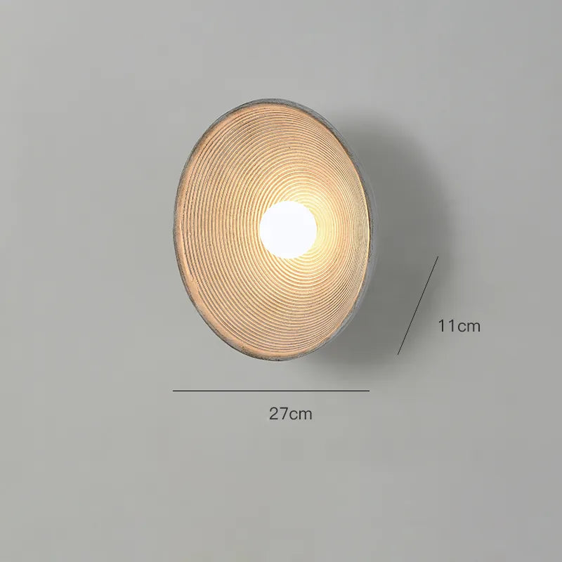 Round vintage wall bedside lamp - Noctive Home