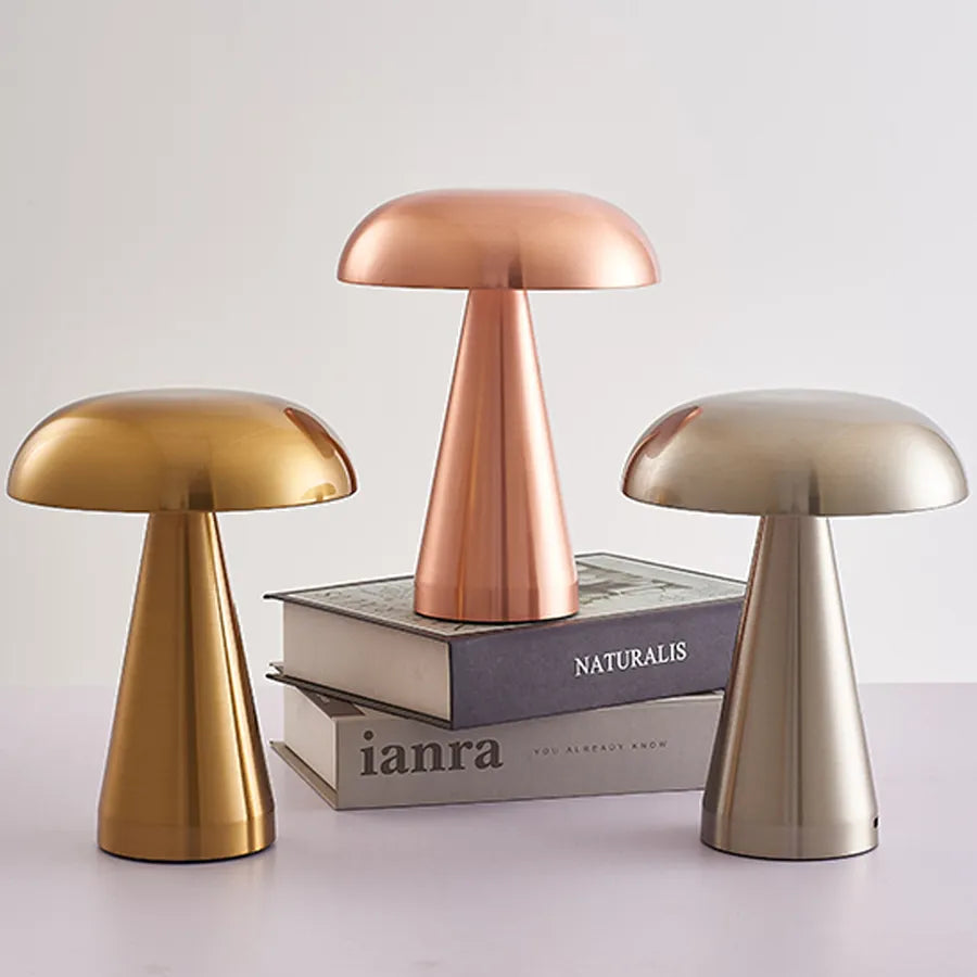 Mushroom-style bedside lamp noctivehome.uk