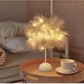 Feather-style bedside lamp noctivehome.uk